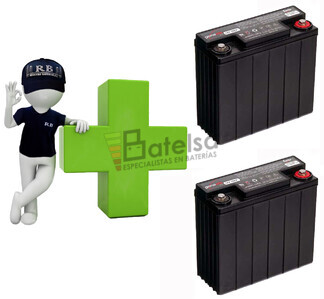 Bateras para silla de ruedas 12 Voltios 16 Amperios ENERSYS EP16