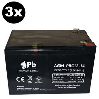 Bater�as Patinete Ovex Cross Country 1000W 36 Voltios 14 Amperios