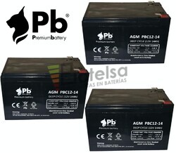 Bater�as Patinete Roan 1000W 36V R6,5 36 Voltios 14 Amperios