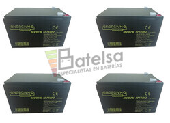 Bater�as Patinete Roan 1000W 48V R6,5 48 Voltios 14 Amperios