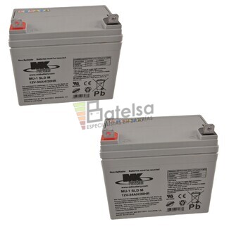 Bateras Scooter 12 Voltios 35 Amperios MK MU1SLD-M2