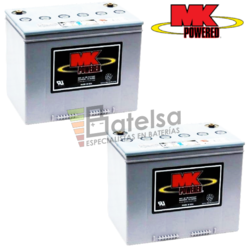 Bateras Scooter MK M24SLD G FT 12 Voltios 73,6 Amperios