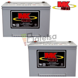 Bateras Scooter MK M34SLD-G 12 Voltios 60 Amperios