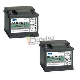 Bateras Silla Movilidad 12V 38A Gel GF12033Y1 Sonnenschein