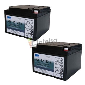 Bateras Sillas Movilidad 12V 22A Gel GF12022YF Sonnenschein