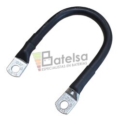 Cable conexin bateras 20 cms conexin terminal redondo