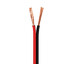 Cable para altavoz 2x0.5mm, Rojo-Negro 100m