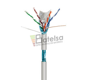 Cable para datos FTP Cat.5e rgido interior, 100m