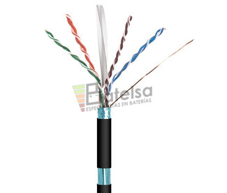 Cable para datos FTP Cat.6 rgido exterior, 305m