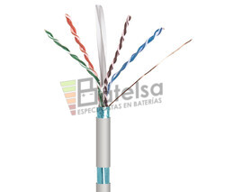 Cable para datos FTP Cat.6 rgido interior, 100m