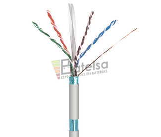 Cable para datos FTP Cat.6 rgido interior, 100m