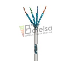 Cable para datos S/FTP Cat.6 libre de Halgenos LSZH, 100m