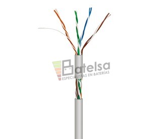 Cable para datos UTP Cat.5e COBRE,rgido interior LSZH,305M