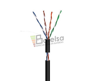 Cable para datos UTP Cat.5e rgido exterior, 100m