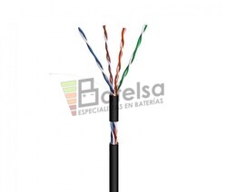 Cable para datos UTP Cat.5e rgido exterior, 305m