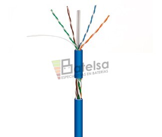 Cable para datos UTP Cat.6 COBRE,rgido interior LSZH,305M