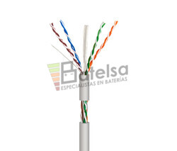 Cable para datos UTP Cat.6 rgido interior, 100m