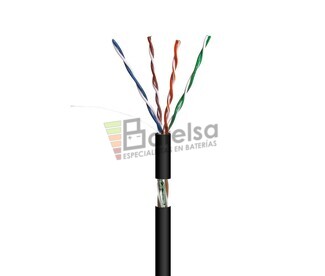 Cable para datos UTP Cat5e COBRE, rgido exterior, 305M