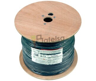 Cable para micrfono estreo, Negro 500m