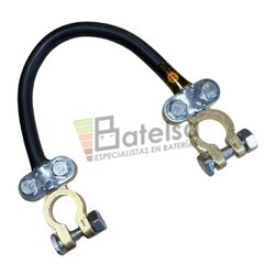 Cable puente conexin bateras 20 cms borne automocin AP