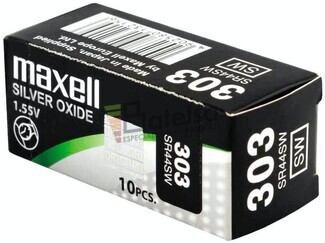 Caja 10 Pilas de Litio Maxell SR44SW - 303