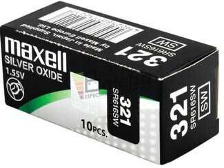 Caja 10 Pilas Maxell SR616SW - 321