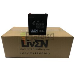 Caja Bateras 12 Voltios 5 Amperios LV5-12 10U