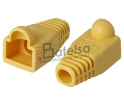 Capuchn de plstico para RJ45 amarillo