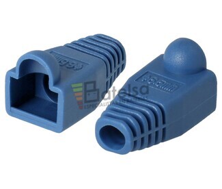 Capuchn de plstico para RJ45 azul