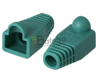 Capuchn de plstico para RJ45 verde