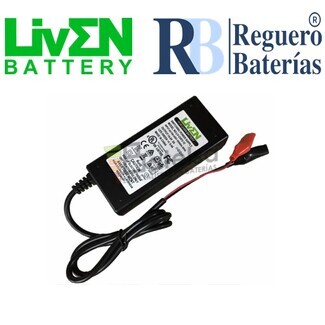 Cargador bateras 12 Voltios 2 Amperios Litio LifePO4