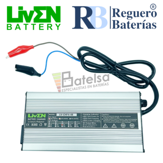 Cargador bateras 48 Voltios 4 Amperios Litio LifePO4