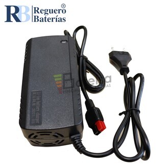 Cargador bateras carros de golf conector Anderson 12V 4A