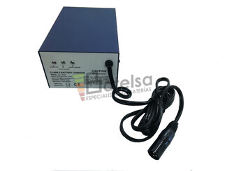 Cargador de bateras 24 Voltios 6 Amperios con conector XLR