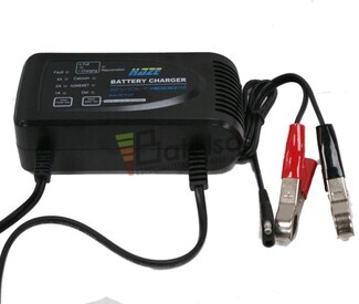 Cargador de 12 Voltios 4 Amperios para Bateras de 16 a 80 Amperios de GEL y AGM 
