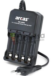 Cargador para baterias formatos AA y AAA en NI-MH