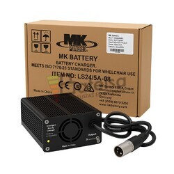 Cargador Scooter Movilidad 24 Voltios 5 Amperios MK LS24/5