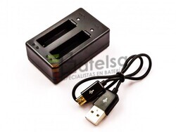 Cargador Usb para GoPro BT-401. Incluye cable Usb.