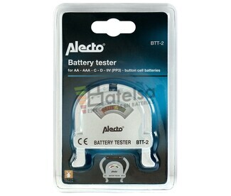 Comprobador tester para pilas AA, AAA, C, D y 9 Voltios