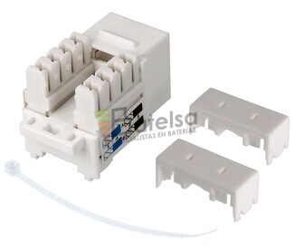 Conec.Keystone RJ45 Cat.6 UTP hembra tool-less IDC 110 90