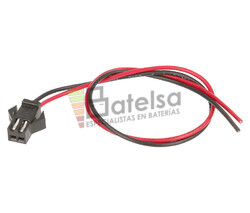 Conector areo hembra 2 Pines paso 2.5mm