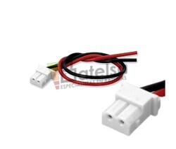 Conector areo Molex hembra 2 Pines paso 2.5mm