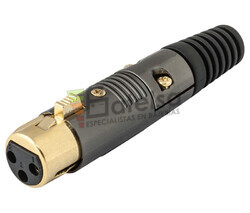 Conector canon-xlr hembra erea 3 Pines