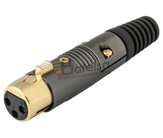 Conector canon-xlr hembra erea 3 Pines