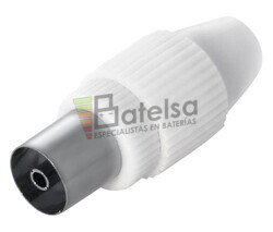 Conector de antena hembra TV