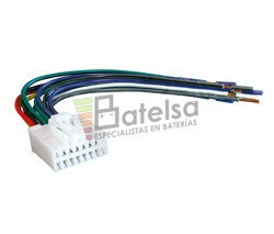 Conector din hembra para panasonic blanco