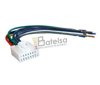 Conector din hembra para panasonic blanco