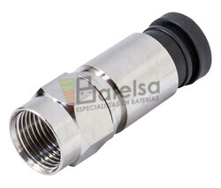 Conector F para crimpar