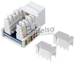 Conector Keystone RJ45 Cat.6 UTP hembra panel