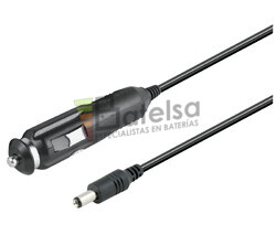 Conector mechero macho a jack hueco hembra 5.5x2.1mm 3A